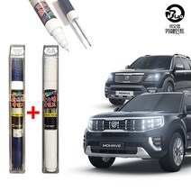 기아 모하비 붓 펜 페인트 자동차 (2개1세트) 올뉴 모하비 더마스터 (비오랩), 더마스터 ABP 오로라블랙펄 +투명(비오랩)