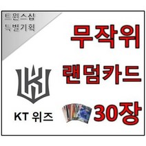 KT 위즈 야구 포토카드 랜덤카드 30장 트윈스샵 야구카드 야구팬 선물 수집