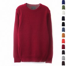 브린 무지 니트티셔츠