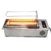 식당 테이블용 회전 양꼬치 기계 전기 상업용 매립형, (푸시풀 방식) 3400와트 터치스크린 17열