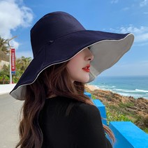 Elsecho 여름 자외선 차단큰 챙 어부 모자