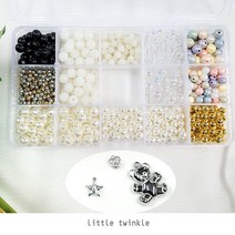 실버별하트DIY풀세트 우정 팔찌 걸이 비즈 이니셜 마스크스트랩 만들기 집콕키트 DIY풀세트, 04실버별하트DIY풀세트, 이니셜영문5글자배송메모에써주세요