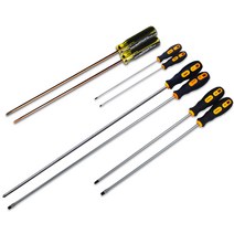 롱 드라이버 십자 일자 6x500mm 긴 드라이버 복합기 복사기 수리용 대형 특대 빅 50cm, 일자3x200mm개