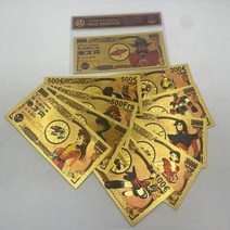 지폐모형 동전모형 모형동전지폐 10models ufo robot grendizer gold plastic card japanese anime alcor phenici great, 혼합 10pcs