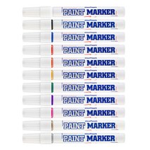 문화 페인트 마카 빨강, 10개