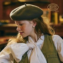 647040 ROCKFISH WEATHERWEAR 락피쉬헤리턴스 울 베레모 - KHAKI RF1ACBC3HA001KH