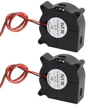 사일런트 4020 블로어 터보 냉각 팬 브러시리스 DC 12V 및 프린터 레이디 얼 J-헤드 핫 엔드 2pin 송풍기, 03 5015 12V, 02 2pcs
