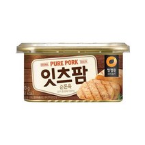청정원 맛있는밑반찬 잇츠팜 통조림 햄 순돈육 추천 자취 캠핑음식 간단한요리 간편식 190g, 33개