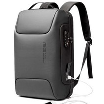 BANGE 비즈니스 여행 노트북 백팩 배낭 도난 방지 USB 15.6인치