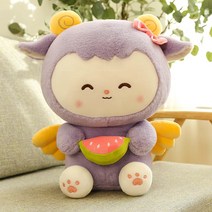 양인형 양쿠션 동물인형, 퍼플