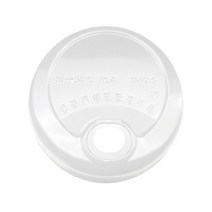 이솔산업 생분해성 옥수수 친환경 PLA 아이스컵 뚜껑 드링킹리드 92.5파이 공용 1봉 100개