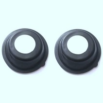 2pcs 오토바이에 대 한 2pcs 기화기 진공 다이어프램 Virago XV400 Vmax1200 Mikuni, 하나, 검정