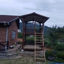 파라고정자 원두막 2층 창고형 원두막 쉼터 파고라 정자 오두막, 2층 원두막, 1개