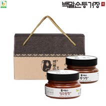 백말순등겨장 선물세트 2 등겨장 400g*1개 + 청국 쌈장 400g*1개