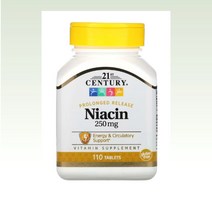 21st century 탄산칼슘 말토덱스트린 나이아신 서방정 250mg 110정, 1개