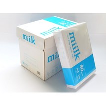 밀크 복사용지 A4용지 80g 1BOX 2500매, 중질지70gB4