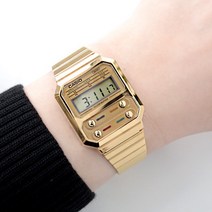 카시오 빈티지 레트로 디지털 방수 프리버클 손목 시계