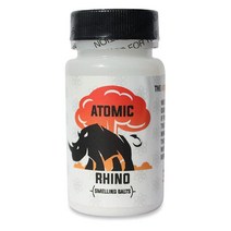 Atomic Rhino Smelling Salts 운동 선수용 병당 100가지 사용 폭발적인 운동 스니핑 소금으로 엄청난 에너지 부스트를 제공합니다 물을 추가하면 운동 전 활성화됩, 1 Count (Pack of 1)