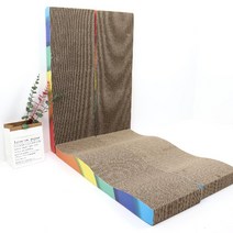 루시몰 고양이 스크래쳐 대형 수직형 파도형 소파형 스크래처 물품 리필 숨숨집 밀크박스 쇼파, 교량형(소형)3개