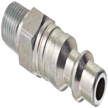 Dixon Valve D2M1 Steel Industrial Interchange Pneumatic Fitting Nipple 1/4” Coupling x 1/8” - 27 N, 1