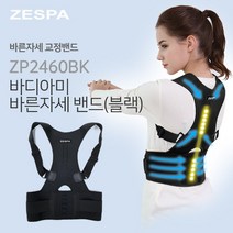 [제스파] 바디아미 바른자세 어깨 보정 밴드 블랙 ZP2460BK, 어깨밴드 XL -ZP2460BKX-