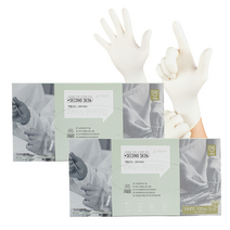 스카이 요리용 라텍스 장갑 소형 2박스 200매, 소(S)