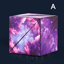 적 3D 매직 마그네틱 큐브 퍼즐 다양한 변경 가능한 핸드 플립 안티 스트리트 감압 릴 리버 릴리프 피지 장난감, [01] A