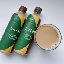 빙그레 하프커피 바나나크림라떼 페트음료 410ml, 2개
