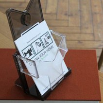 카달로그 꽂이 A456 브로셔 안내책자 창구 명부 꼬지 가탈로구 외상장부 투명보관함 스탠드 꼿이통 은행틀, 기본