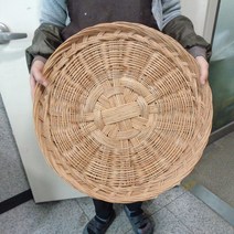 55cm 대나무 싸리 채반 소쿠리 전통 민속품 바구니
