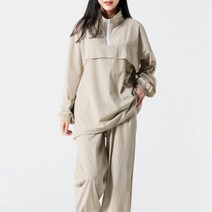 여자 반집업 런닝 조깅 쿨스판 츄리닝세트 기본운동복