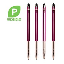 판다리아로 큐빅달린 0.7mm 터치펜, 5개입, 핑크