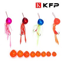 브랜드없음 KFP 유동식 타이라바 100g/선상 참돔낚시, 선택완료, 오랜지