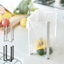 폴리 봉투 에코 홀더 다용도 컵걸이 음식물쓰레기통, 블랙