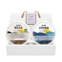 신안함초닷컴 함초 굵은 소금 2종세트 (300gx2) (답례품 선물세트), 함초굵은소금+톳가는소금, 상세설명 참조