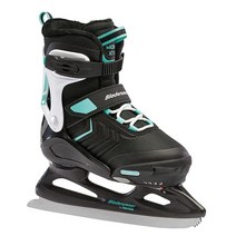Rollerblade Bladerunner 아이스 마이크로 아이스 XT 걸 주니어 조절 가능 블랙 앤 틸 아이스 스케이트