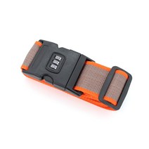 TCUBE 여행가방 보호벨트 3다이얼 오렌지, 1개