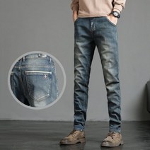 남자청바지 블랙진 흑청바지 스트레치 스키니 진 남성용 패션 캐주얼 코튼슬림핏 팬츠바지 스트릿웨어 의류신상품