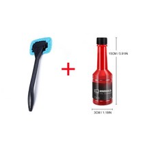 차량실내세차 자동차 청소 시트 가죽 클리너 앞 유리 오일 필름 리무버 무해한 얼룩 세제 강력한 오염 제거 광범위한 사용, [02] cleaner with brush