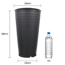 58cm 대형 큰 화분 토분 높은 식물 키우기 산세베리아 타이거하니 여인초, 화이트