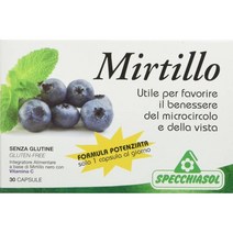 Specchiasol 비타민 C 블루 베리를 가진 specchiasol 식품 보조제 -30 캡슐, 1개