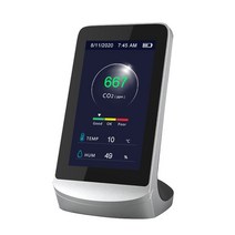 실내 다기능 공기 감지기 가스 품질 모니터 CO2 이산화탄소 측정기 가정용 공기 감지 사무실 검사