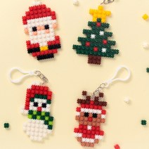 욜케이유 8mm 미니 디폼블럭 크리스마스 어린이 선물 4종 세트