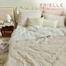 [쁘리엘르] 레이지 선데이 자수 워싱 간절기 이불Q