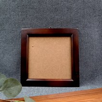 당일출고/ 도톰한 정사각 우드액자-월넛 S M L/ 프랑스자수 입체자수용 소품용 액자, L사이즈