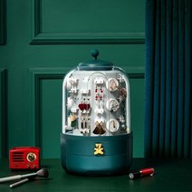 주얼리 백화점진열 360회전 서랍형 커버보석함 Avenue, 색상:그린, 단품