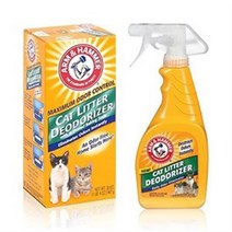 암앤해머 디오더라이저 모래 탈취제 파우더 스프레이, 디오더라이저 스프레이 636ml