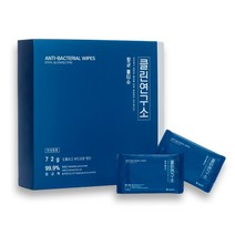 클린연구소 저자극 항균물티슈 박스형 개별포장 100매입, 100개