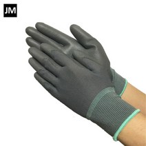 MK 팜피트 코팅장갑 PU 손바닥코팅 작업장갑 그레이 회색 XS S M L 10켤레, XS_10켤레, 10개
