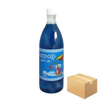 아담스팜 파파야향 슬러시 시럽 1kg x 15개/슬러쉬, 상세페이지 참조